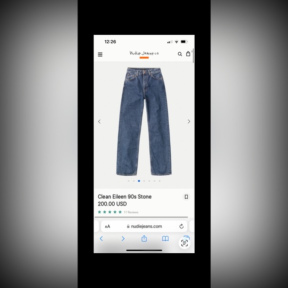 Nudie Jeans Clean Eileen 90s Stone - Picture 5 of 9